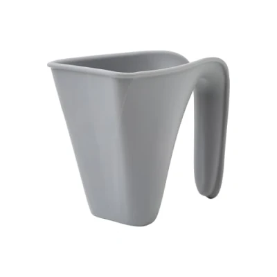 Image of Shnuggle Bath Rinse Jug Soft Rim Baby &amp; Toddler Shampoo Rinser Hair Rinsing Cup Wash with Handle Essential Accessories Pebble Grey