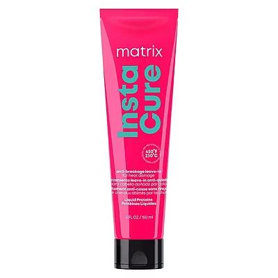Image of Matrix Instacure Anti Breakage Leave In Cream, For Damaged Hair, Repairing Formula, With Citric Acid and Squalane, Strengthens From the Inside, Smooths Softens, 150ml