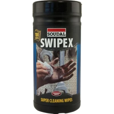 Image of Swipex Wipes Cleaning Soudal Box of 100