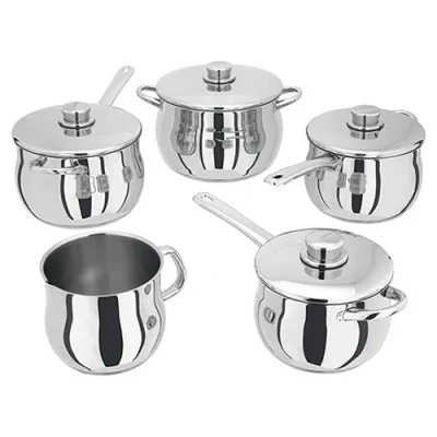 Image of Stellar 1000 Classic 5 Piece Deep Saucepan Set