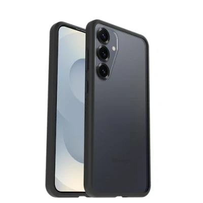Image of OtterBox React Plastic Back Cover Black/Transparent Samsung Galaxy S25