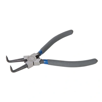 Image of Silverline Bent Nose Internal Circlip Pliers 180mm