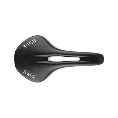 Image of Fizik Vento Antares 00 Road Bike Saddle, Full Carbon Shell and Braided Rails, 150mm Width, Black