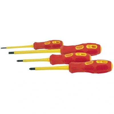 Image of Draper VDE Approved Fully Insulated Screwdriver Set (4 Piece)