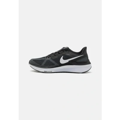Image of Nike Performance AIR ZOOM Structure 25 Stabilty running shoes, Women&#039;s, Size: 3, Black/white/dark smoke grey Textile/synthetics