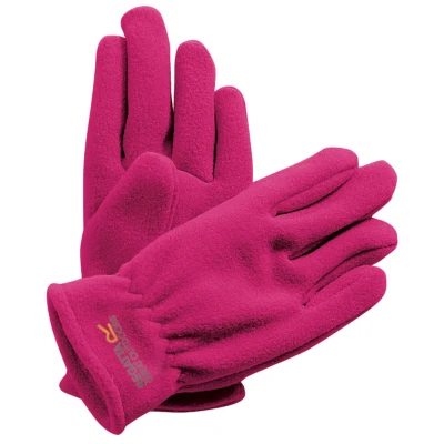Image of Regatta Kids Childrens Taz II Thermal Fleece Gloves Jem 11 13 Yrs