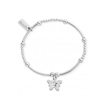 Image of ChloBo Cute Mini Butterfly Bracelet Silver, O/S