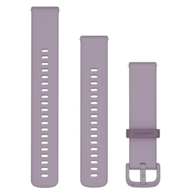 Image of Garmin Quick Release 20mm Purple Silicone Strap Durable, Lightweight Running Watch Accessory