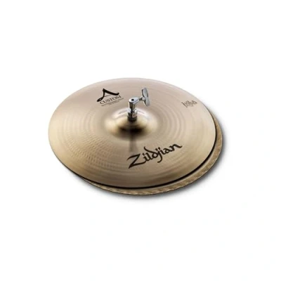Image of Zildjian A Custom Series 15 Inch Mastersound Hi Hat Cymbals Pair