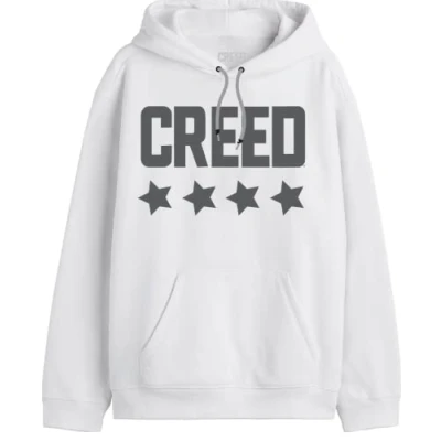Image of cotton division Men&#039;s Mecreedsw004 Hooded Sweatshirt, White, L
