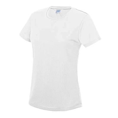 Image of Just Cool Women&#039;s Sports Plain coloured T Shirt, Womens, Arctic White, Large