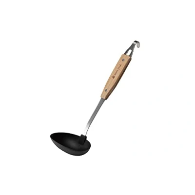 Image of Snow Peak Nylon Ladle Essential Camping &amp; Kitchen Utensil Stainless Steel, Nylon, Bamboo