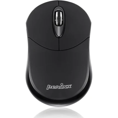 Image of Perixx Perimice 802 Mini Wireless Bluetooth Mouse, Portable Small 3 Buttons Optical Mouse for Laptop Android Tablet PC, Works without USB Receiver, Black