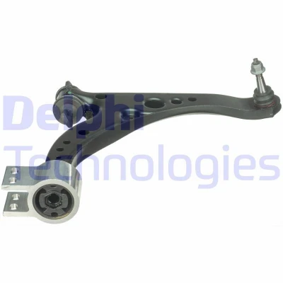 Image of 39021473, 39089345 Suspension Arm DELPHI TC3471 with ball joint Trailing Sheet Steel VAUXHALL: Astra Mk7, Mk7 Kombi, OPEL: K Hatchback