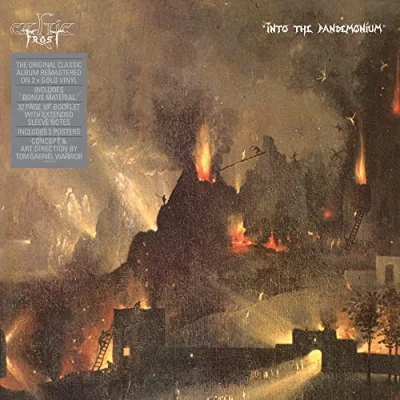 Image of Celtic Frost Into The Pandemonium Gold vinyl Sealed 2023 UK 2 LP set NOISE2CLP012
