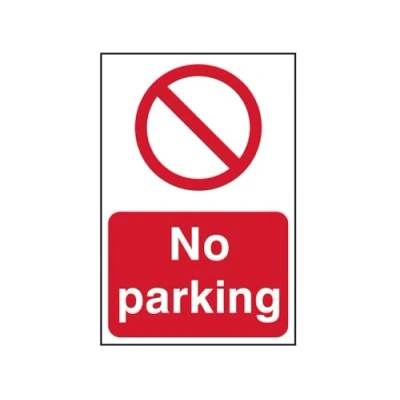 Image of Scan No Parking PVC Sign 400 x 600mm SCA4051