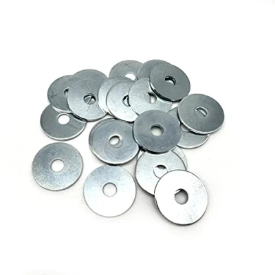 Image of Glengor M6 x 25mm Repair Washers Steel Zinc Plated Mudguard Washer, Penny Washer Pack of 20