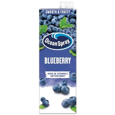 Image of Ocean Spray Blueberry Juice Drink 1L Rich in Vitamin C Naturally Sweetened Fruit High Antioxidants No Artificial Colours or Flavours