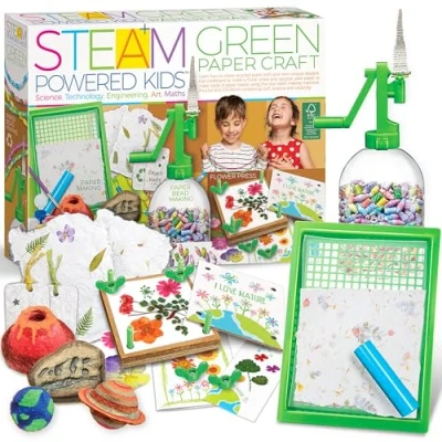 Image of STEAM Powered Kids Green Paper Craft