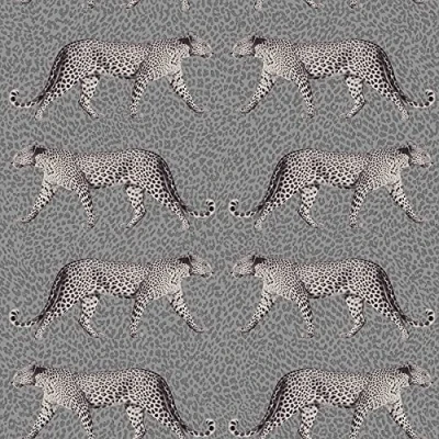 Image of Glamorous Leopard Charcoal