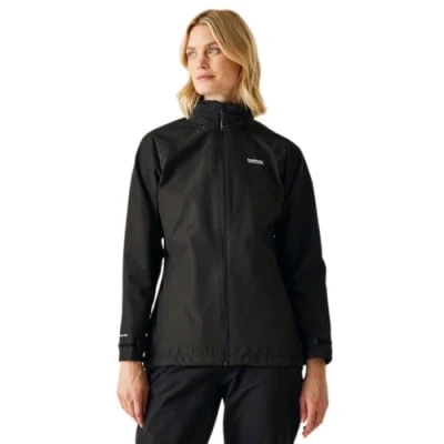 Image of Regatta Women&#039;s Water repellent Daysha II Waterproof Jacket Black, Size: 18
