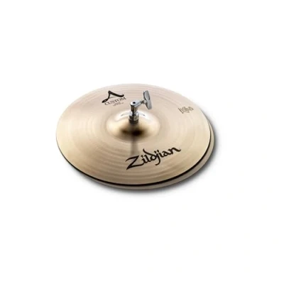 Image of Zildjian A Custom Series 14 Inch Hi Hat Cymbals Pair Brilliant finish