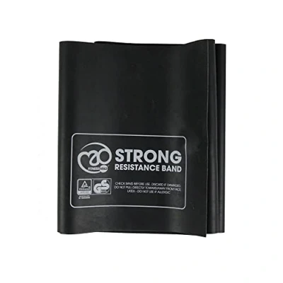 Image of Fitness Mad Power Resistance Band, Workout Band 1.5m, 3 Levels, Heavy Duty Exercise for Home Workout, Pilates &amp; Rehabilitation