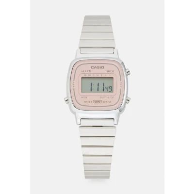 Image of Casio LA670WEA Digital watch silvercoloured/rosa, Women&#039;s, Size: One Size, Silver coloured/rosa