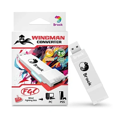 Image of Brook Wingman FGC Converter an Arcade Joystick Converter, Built for PS5 Fighting Games, Supports Street Fighter 6 and Tekken 8