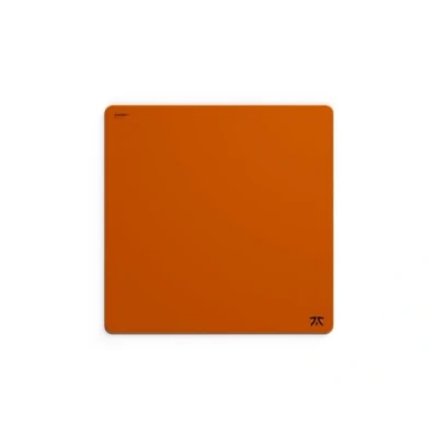 Image of Fnatic MAX Dash XL Pro Gaming Mouse Mat, Sunset Orange Textured Cloth Speed Surface, Water Resistant Coating, for Esports with Non Slip Poron Foam Base and Micro Knit Stitched Edges (480 x 480 6 mm)