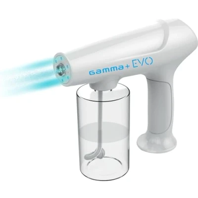 Image of Gamma+ Nano Atomization Evo Mister Spray System, Rechargeable USB TYPE C, High Liquid Capacity 340 ml, 90 Minutes Cordless Running Time, For Hair, skin and Surfaces Black