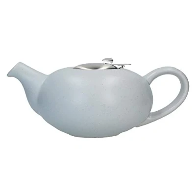 Image of London Pottery Pebble Filter 4 Cup Teapot Light Blue