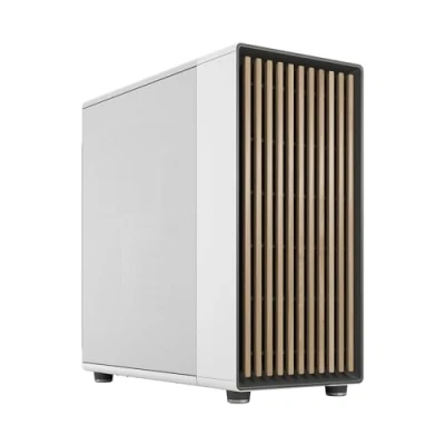 Image of Fractal Design North XL Chalk White Mesh three 140mm Aspect PWM fans included Type C USB EATX airflow full tower PC gaming case