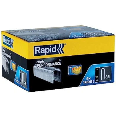 Image of Rapid 36 x 14mm Staples Box of 5000