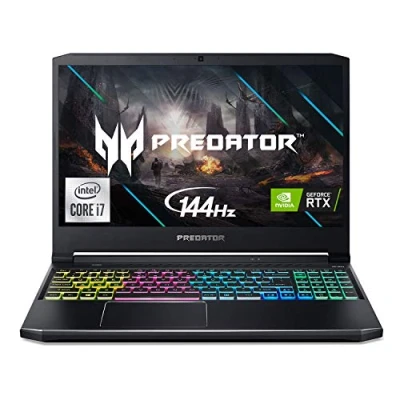 Image of Acer Predator Helios 300 Gaming Laptop Intel i7 10750H NVIDIA GeForce RTX 3060 15.6&quot; FHD 144Hz 3ms IPS Display 32GB DDR4 1TB NVMe SSD WiFi 6 US English RGB Keyboard Windows 10 Home