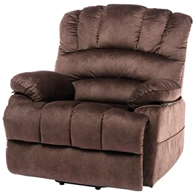 Image of Power Massage Lift Recliner Chair with Heat &amp; Vibration for Elderly, Heavy Duty and Safety Motion Reclining Mechanism 2 Side Pockets&amp;USB Charge Port