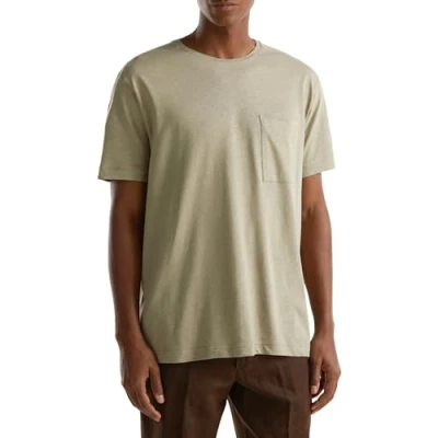Image of United Colors of Benetton Men&#039;s t Shirt 33cmu101r, Army Green 0w9, 3XL