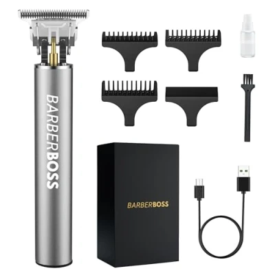 Image of Barberboss Beard Trimmer Men Cordless Hair Clippers Men: Haircut Clippers, Precision Detail Trimmer, QR 2068
