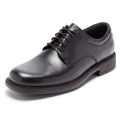 Image of Rockport Men Margin Derbys, Black (Black), 9 UK (43 EU)