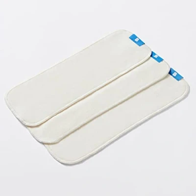 Image of Bambino Mio, Revolutionary Reusable Nappy Booster Mini Boost Pack of 3 Soft Inserts for Extra Absorbency
