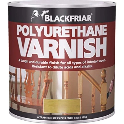 Image of Blackfriar BKFPVGW250 Polyurethane Varnish P70, 250 ml, Walnut Gloss