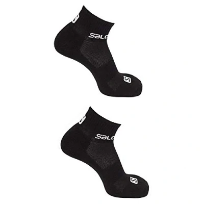 Image of Salomon Evasion 2 Pack Unisex Anckle Socks For Trail Running Hiking Pairs