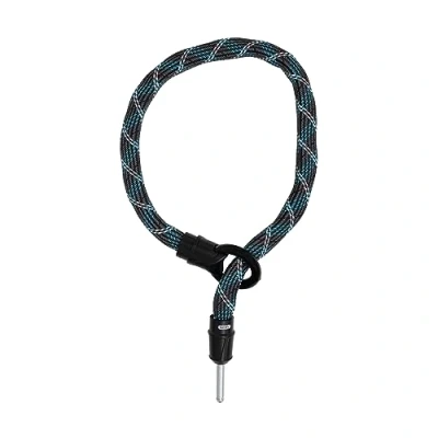 Image of ABUS frame lock insert chain IvyTex Adaptor 6KS Bicycle with dirt and moisture repellent cover 6 mm strong grey