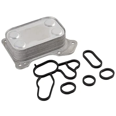 Image of 5650355, 5650355SK Oil Cooler FEBI BILSTEIN 172717 with gaskets/seals FIAT: Doblo II Box Body / Estate, 500 Hatchback, 500L, VAUXHALL: Astra Mk5
