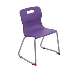Image of Titan Skid Base Chair Size 4 380mm Seat Height Purple T24 P