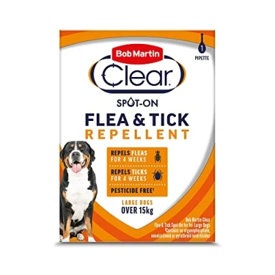 Image of Bob Martin Clear Pesticide Free Spot On Flea Large Dog 4WK