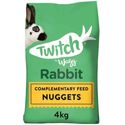 Image of Wagg Twitch Rabbit Food 4kg (Pack of 3) Complementary Feed Nuggets