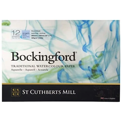 Image of Bockingford 300gsm Glued Top Block (260 x 180mm)