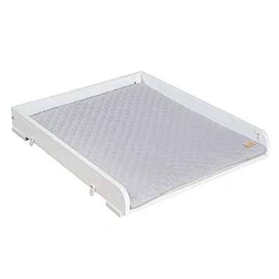 Image of Roba Style Changing Mat with Soft Silver Grey Attachment for Washing Machine