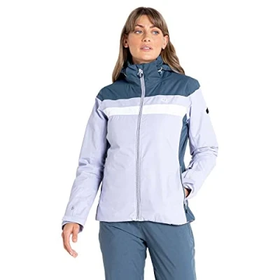 Image of Dare 2b Mens Recycled Waterproof Ski Pants Breathable Trouser Bottoms with ARED Technology Adjustable Braces, Snow Gaitors and Zip Gusset